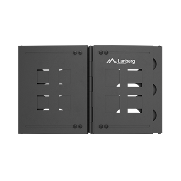 Lanberg Összecsukható 19" 6U keret 497x400/240, falra rögzíthető, fekete