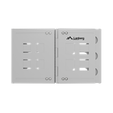 Lanberg Összecsukható 19" 6U keret 497x400/240, falra rögzíthető, szürke