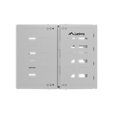 Lanberg Összecsukható 19" 8U keret 497x400/240, falra rögzíthető, szürke