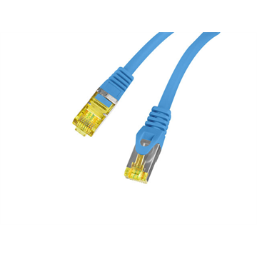 Lanberg Patch kábel CAT.6a S/FTP LSZH 10m kék, réz