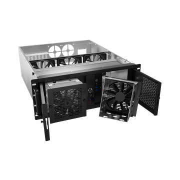 Lanberg Rack szerver ház ATX 520/12 19"/4U