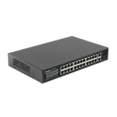 Lanberg Switch 24x 100Mb PoE+/ 2x Combo 19" rackes (360W) V2