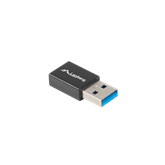 Lanberg USB-C (F) 3.1->USB-A (M) adapter, fekete