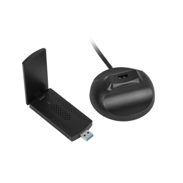Lanberg WiFi hálózati USB adapter, AX 1200 WiFi6