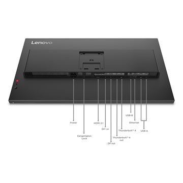 Lenovo 31,5" ThinkVision P32UD-40 monitor - 64A8XAT2EU - Raven Black