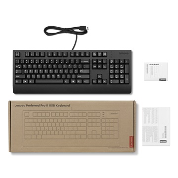 Lenovo Preferred Pro II USB billentyűzet - 4Y41R64600 - Black