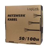 LogiLink U/UTP Cat6 CCA patch kábel - 100m