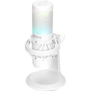 MARVO Blast 60 vezetékes mikrofon - fehér