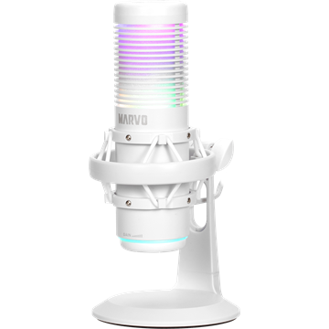 MARVO Blast 60 vezetékes mikrofon - fehér