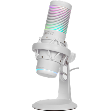 MARVO Blast 60 vezetékes mikrofon - fehér