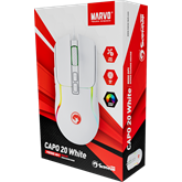 MARVO Capo 20 vezetékes egér - fehér