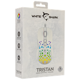 White Shark GM-9004W TRISTAN Vezetékes gamer egér - Fehér