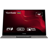 ViewSonic 16" TD1655 FHD 60Hz IPS fekete érintőkijelzős monitor