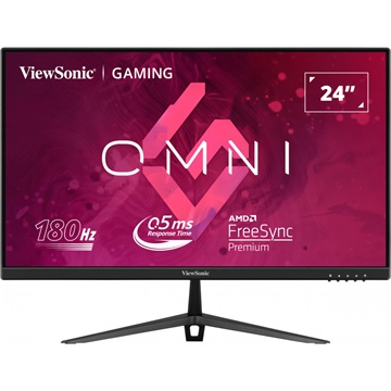 ViewSonic 24" VX2428 FHD 180Hz IPS fekete monitor