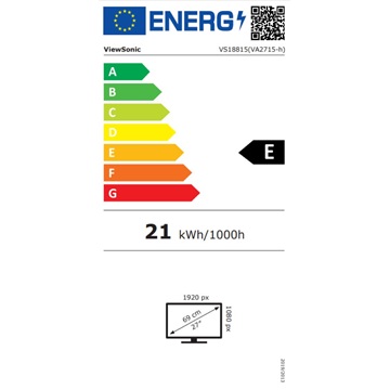 ViewSonic 27" VA2715-H FHD 100Hz VA fekete monitor