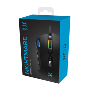 NOXO Nightmare Gaming egér 5000dpi, RGB - Dobozsérült termék