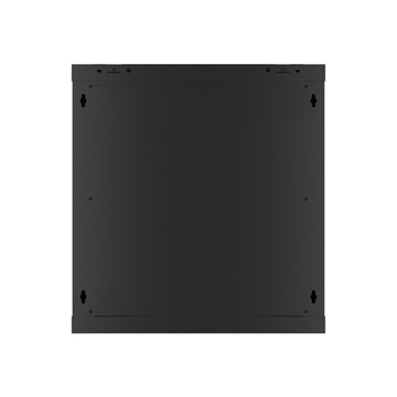 Lanberg 19" fali rack szekrény 12U/600X600 üvegajtó, lapraszerelt, fekete V2
