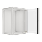 Lanberg 19" fali rack szekrény 18U/600X600 lapraszerelt, szürke V2