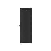 Lanberg 19" fali rack szekrény 27U/600X450 üvegajtó, lapraszerelt, fekete V2
