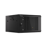 Lanberg 19" fali rack szekrény 4U/600X600 lapraszerelt, szürke V2