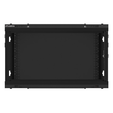 Lanberg 19" fali rack szekrény 6U/600X600 lapraszerelt, fekete V2