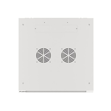 Lanberg 19" fali rack szekrény 6U/600X600 üvegajtó, lapraszerelt, szürke V2