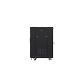 Lanberg 19" szabadon álló rack szekrény 15U/600X600 lapraszerelt, fekete