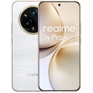 REALME 14 Pro+ 5G - 512GB+12GB - Fehér - RMX5051 EU