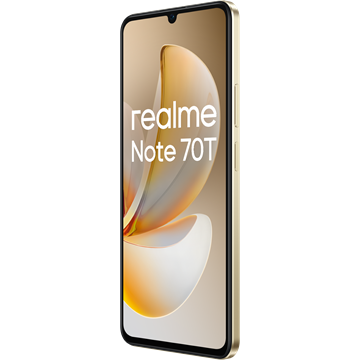 REALME Note 70T - 256GB+4GB - Arany - RMX5313 EU