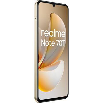 REALME Note 70T - 256GB+4GB - Arany - RMX5313 EU
