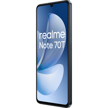 REALME Note 70T - 256GB+4GB - Fekete - RMX5313 EU