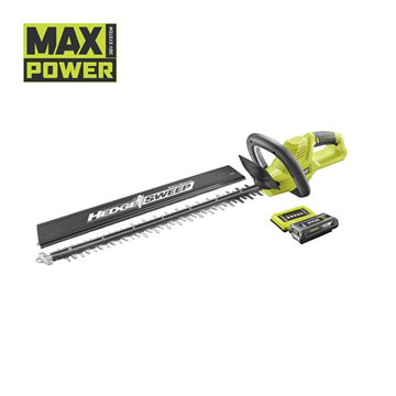 Ryobi MAX POWER 60 cm-es sövénynyíró, Akkumulátoral és töltővel - RY36HT60A-120