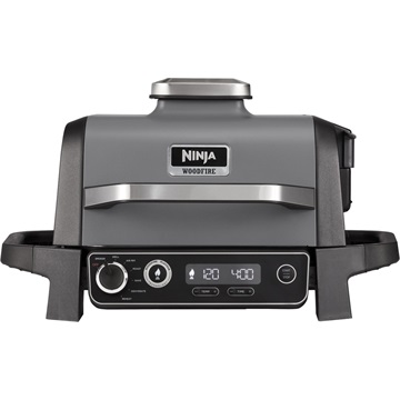 Ninja Woodfire Elektromos Grill és Füstölő - OG701EU - Szürke/Fekete