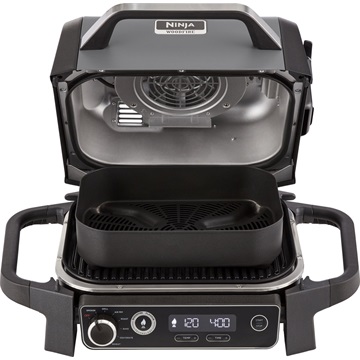 Ninja Woodfire Elektromos Grill és Füstölő - OG701EU - Szürke/Fekete