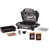 Ninja Woodfire Elektromos Grill és Füstölő - OG701EU - Szürke/Fekete