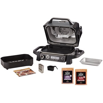 Ninja Woodfire Elektromos Grill és Füstölő - OG701EU - Szürke/Fekete