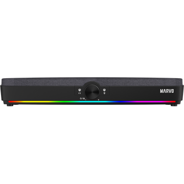 MARVO Etna 40 vezetékes soundbar - fekete - RGB viágítás
