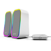 MARVO Havoc 20 vezetékes hangszóró - fehér - RGB viágítás