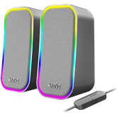MARVO Havoc 20 vezetékes hangszóró - fehér - RGB viágítás