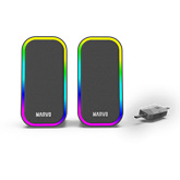 MARVO Havoc 20 vezetékes hangszóró - fekete - RGB viágítás