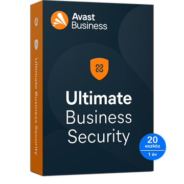 Avast Ultimate Business Security - 20 eszköz/1 év, elektronikus licenc