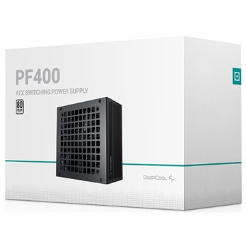 DeepCool 400W - PF400 - R-PF400D-HA0B-EU - 80+ - fekete tápegység