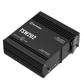 Teltonika 10 portos PoE switch, ipari alkalmazásokhoz