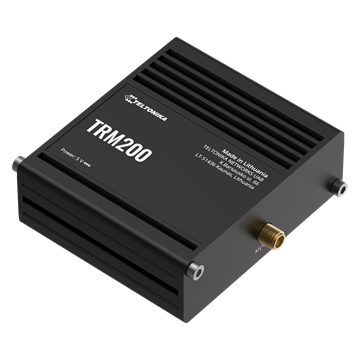 Teltonika Ipari LTE Cat4 modem, USB, alumínium ház, DIN sínre szerelhető