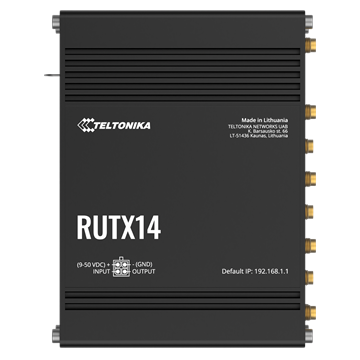 Teltonika LTE Cat12 router, 5xRJ45, Wi-Fi, GNSS, Bluetooth, ipari