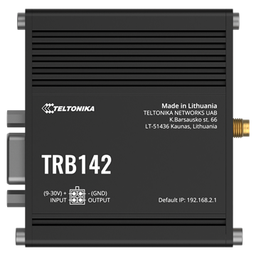 Teltonika LTE Cat1 gateway RS232 interfésszel, kompakt ipari kivitel