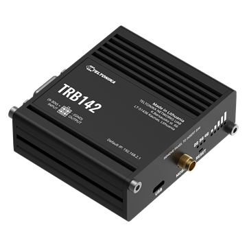 Teltonika LTE Cat1 gateway RS232 interfésszel, kompakt ipari kivitel