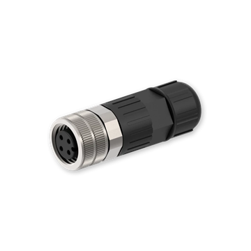 Teltonika M12 A típusú 4-PIN-es anya csatlakozó