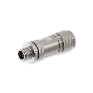 Teltonika M12 X típusú 8-PIN-es apa csatlakozó