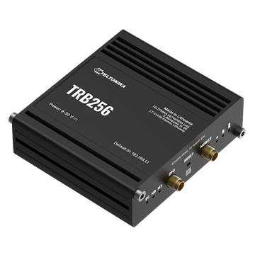 Teltonika NB-IoT ipari gateway, RS232/RS485, Ethernet, GNSS, Dual SIM